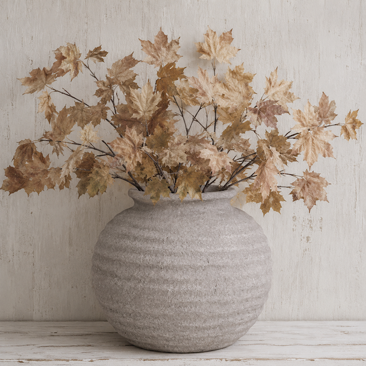 TUSCANY LARGE BALL VASE 35x35x32cm